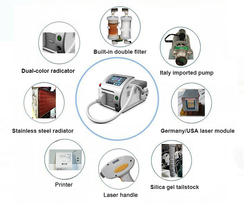 Hair Removal Feature 808nm Diode Laser