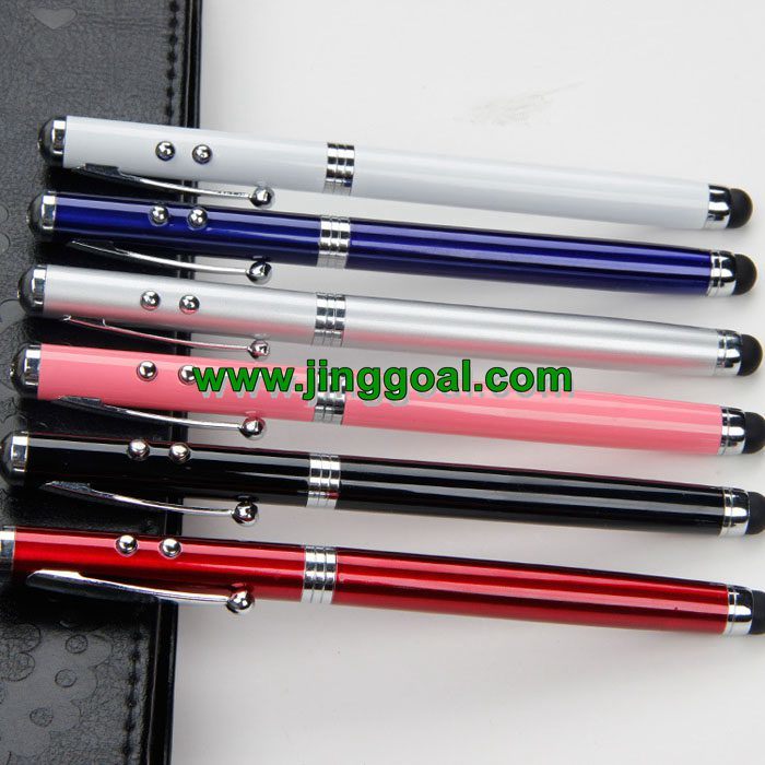 Multi-Functional with Laser Pointer Flashlight Ballpoint Pen