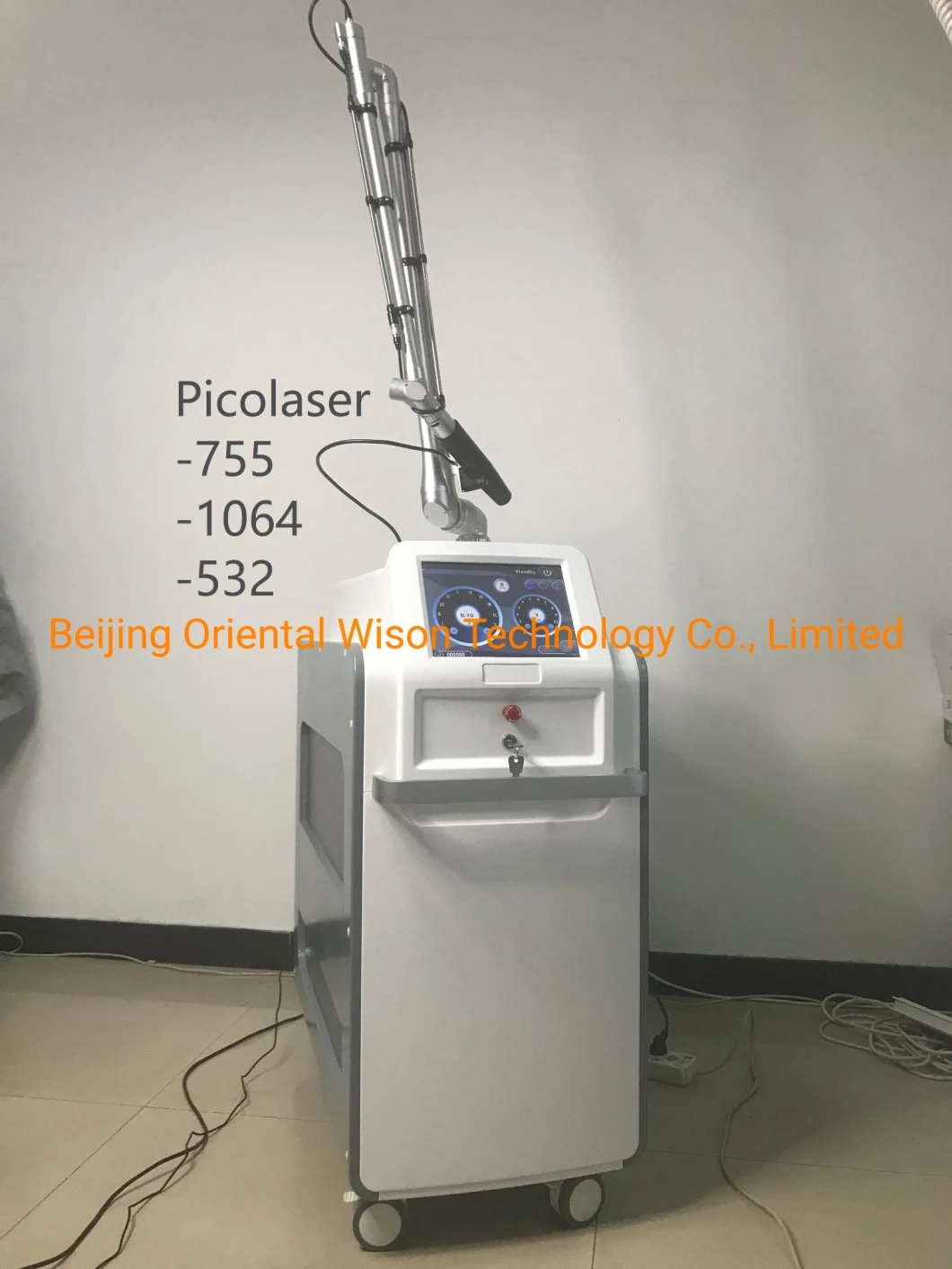 755nm Picosecond Laser Carbon Peeling Skin Whitening Chloasma Freckle Removal Pico Laser Tattoo Removal