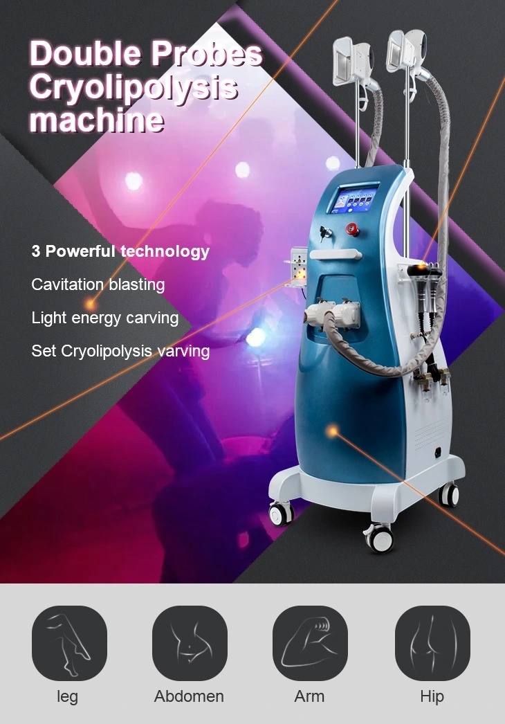 Cryolipolysis Fat Freezing Machine Ultrasonic Cavitation 40K RF Lipo Laser Fat Freeze Slimming Beauty Equipment