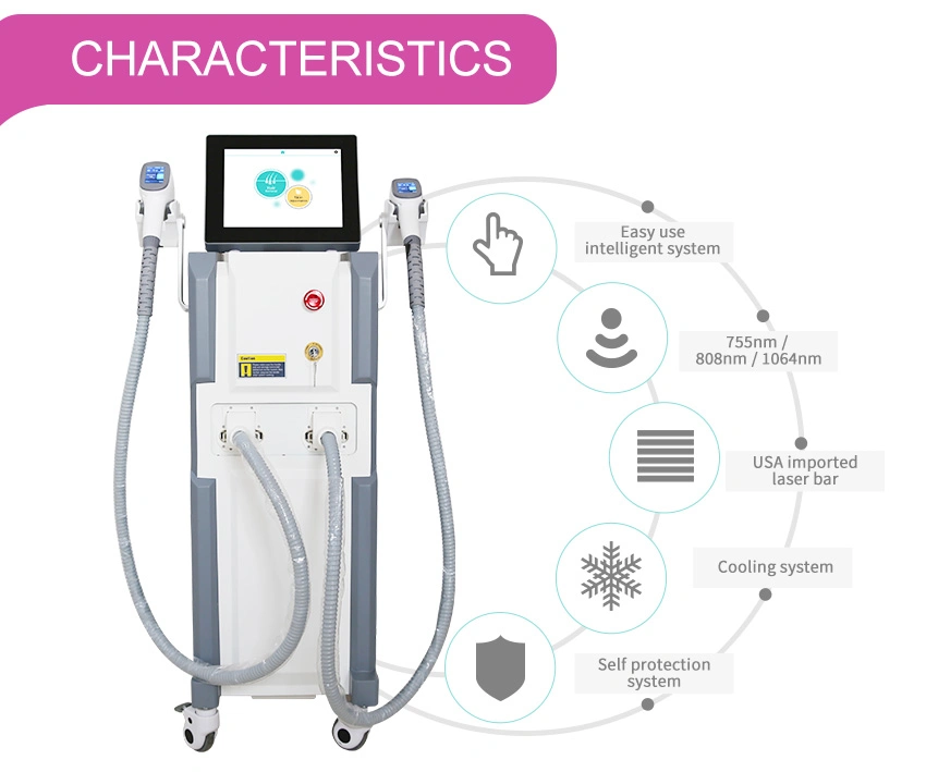 Most Popular Diode Laser Hair Removal Auto Intelligent Machine Low Price Home Easy Remove Hair Permanently