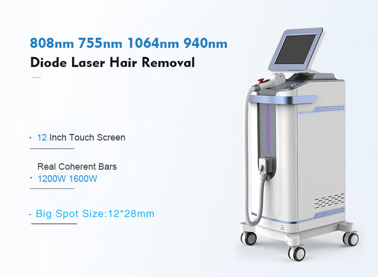 2021 Best Sale 808+755+1064+940nm Diode Laser Hair Removal