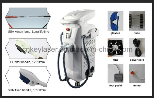 Salon Use Shr Elight Hair Removal Machine Permanent Hair Removal