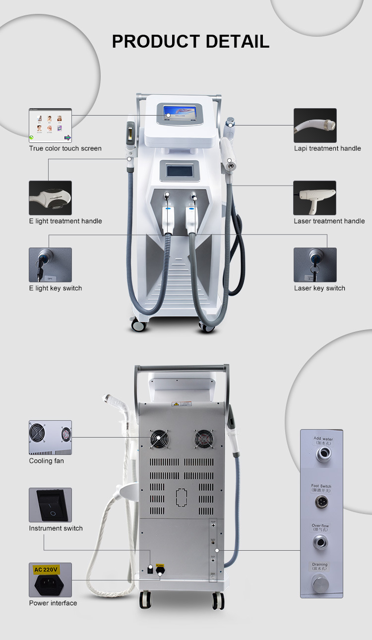 Powerful Elight IPL Opt RF YAG Laser Tattoo Hair Remvoal Laser Beauty Equipment