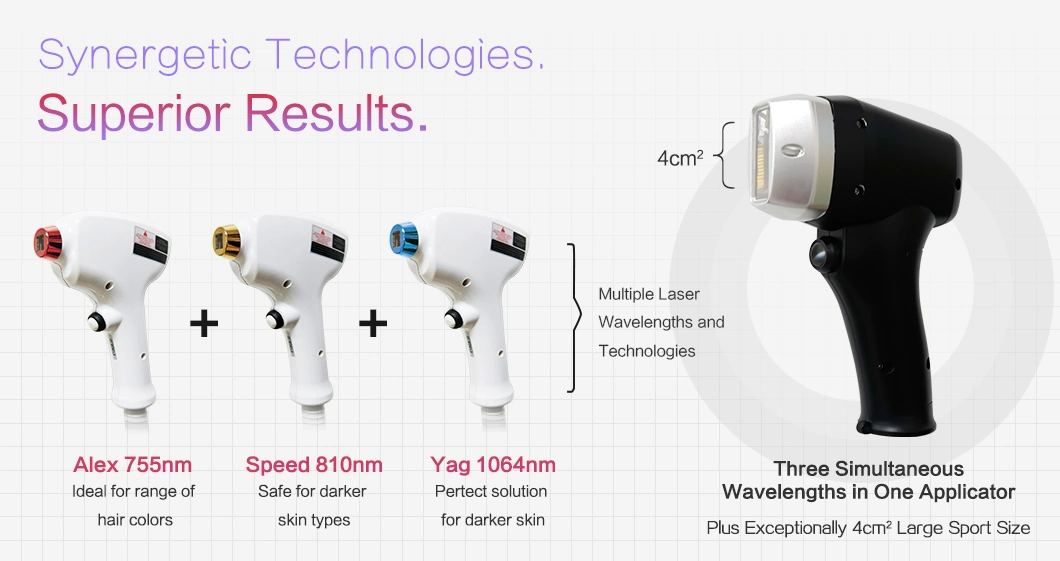 CE Approved 2 in 1 Multifunction Diode Laser Hair Removal ND YAG Laser Tattoo Removal Machine