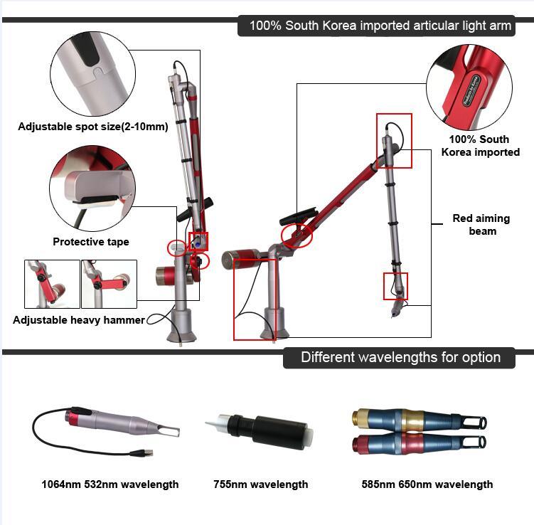 2019 Picosecond Laser Freckle Removal for Beauty Salon Equipment