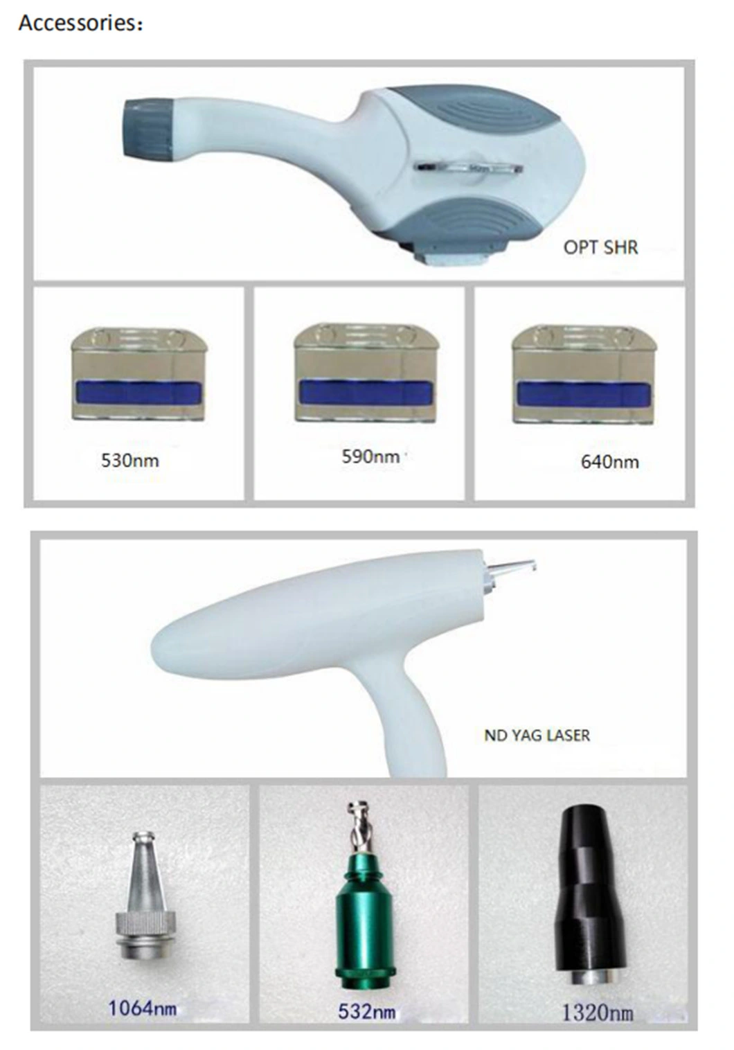 3 in 1 IPL Opt Shr Hair Removal RF ND YAG Laser Tattoo Remove Beauty Machine