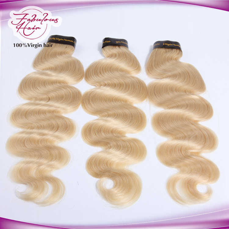 Beautiful Wavy Blonde Women Hair Expressions Indian Hair