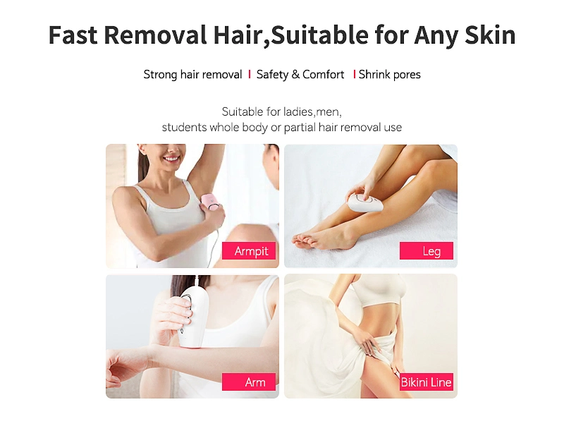 Handheld Depiladora Home Machine Full Body Permanent Laser Epilator IPL Hair Removal Device