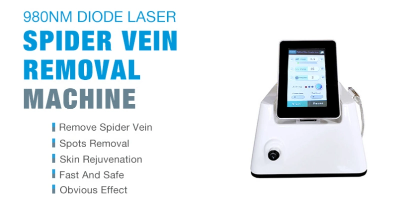 980nm Diode Laser Vascular Removal Machine / Vein Removal Vascular Laser 980 Nm