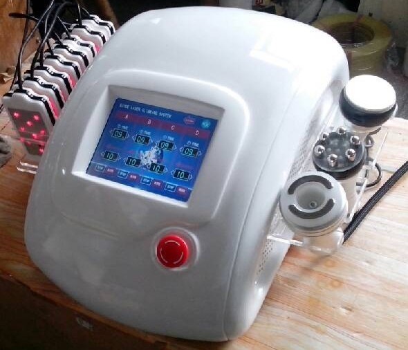 Diode Lipo Laser Cavitation Beauty Slimming Machine with Multipolar RF Vacuum