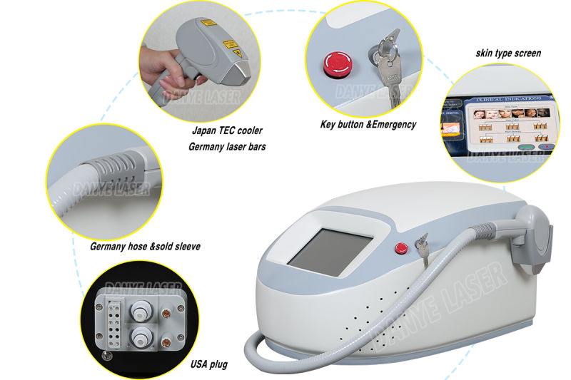 Portable Cheap 808 Diode Epilation Laser Hair Removal Device