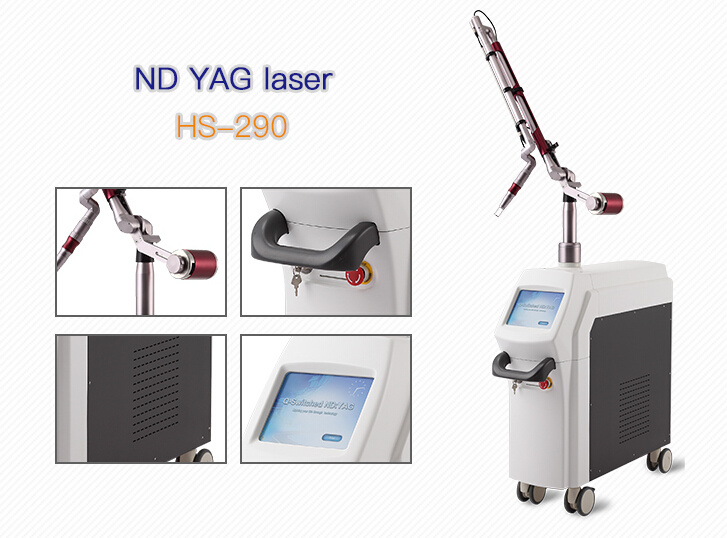 ND YAG Laser Q Switch Eo Q-Witched ND YAG Laser for Tattoo Removal