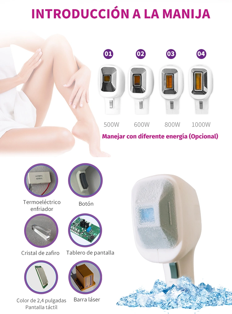 808 Diode Semiconductor Laser Hair Removal Machine New Generation Intelligent Permanently Remove Back Hair Laser