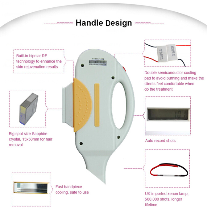 IPL Shr Elight RF Opt Laser Hair Removal Weifang Huamei Erose-Yb6