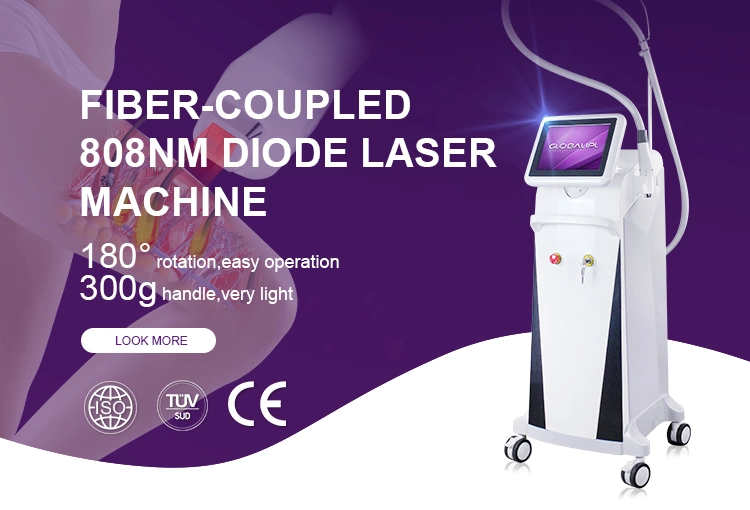 Fiber Face Lift Hair Removal Diode Laser 808nm Hair Removal Machine