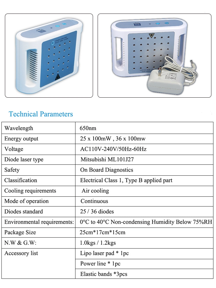 Weight Loss Beauty Equipment Mini Lipolaser Slimming/Lipo Cold Laser/Small Lipolaser Machine