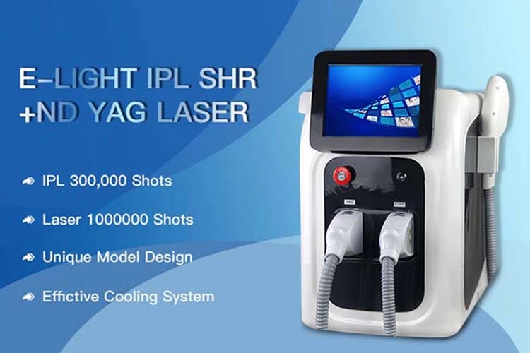 E-Light IPL Opt Shr ND YAG Laser Tattoo Removal Hair Removal Machine