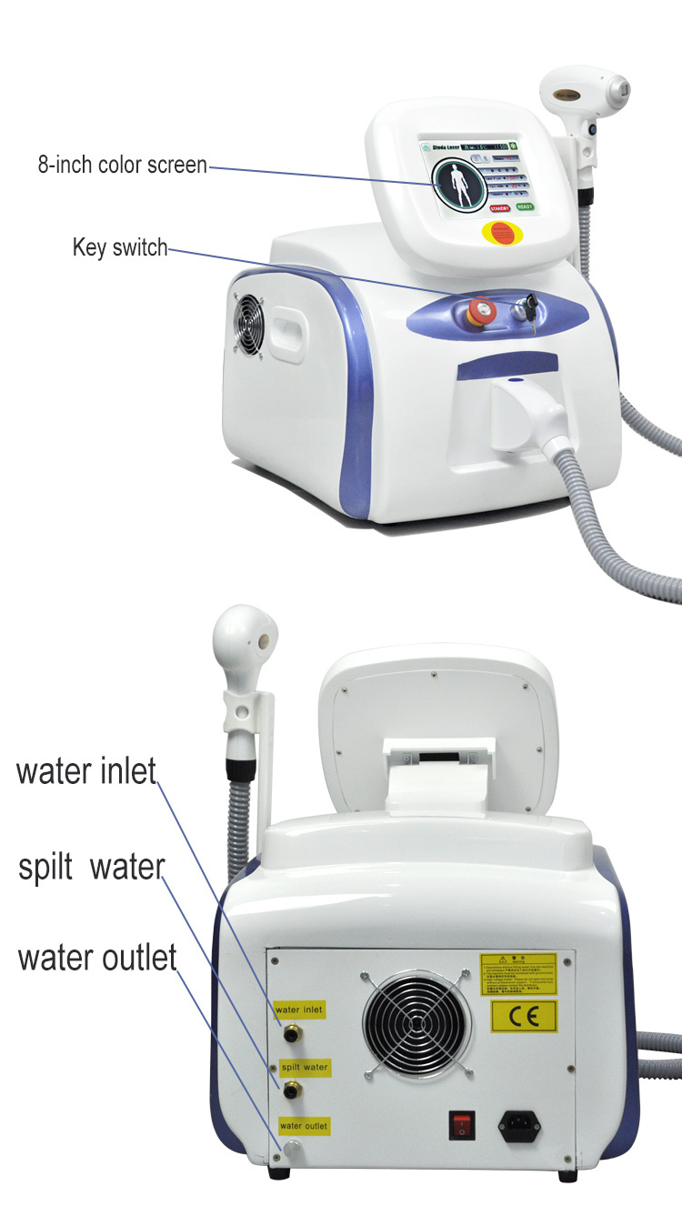 Portable 808nm Diode Laser Permanent Hair Removal Beauty Machine