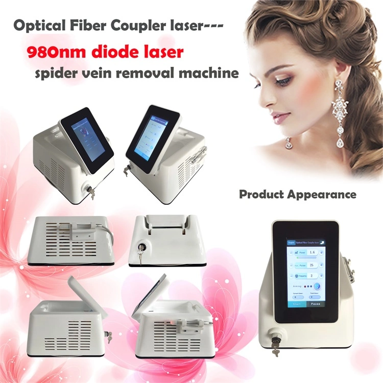 2019 Professional Capillary Removal Machine 980nm Diode Laser Vascular Removal Spider Veins Removal Device