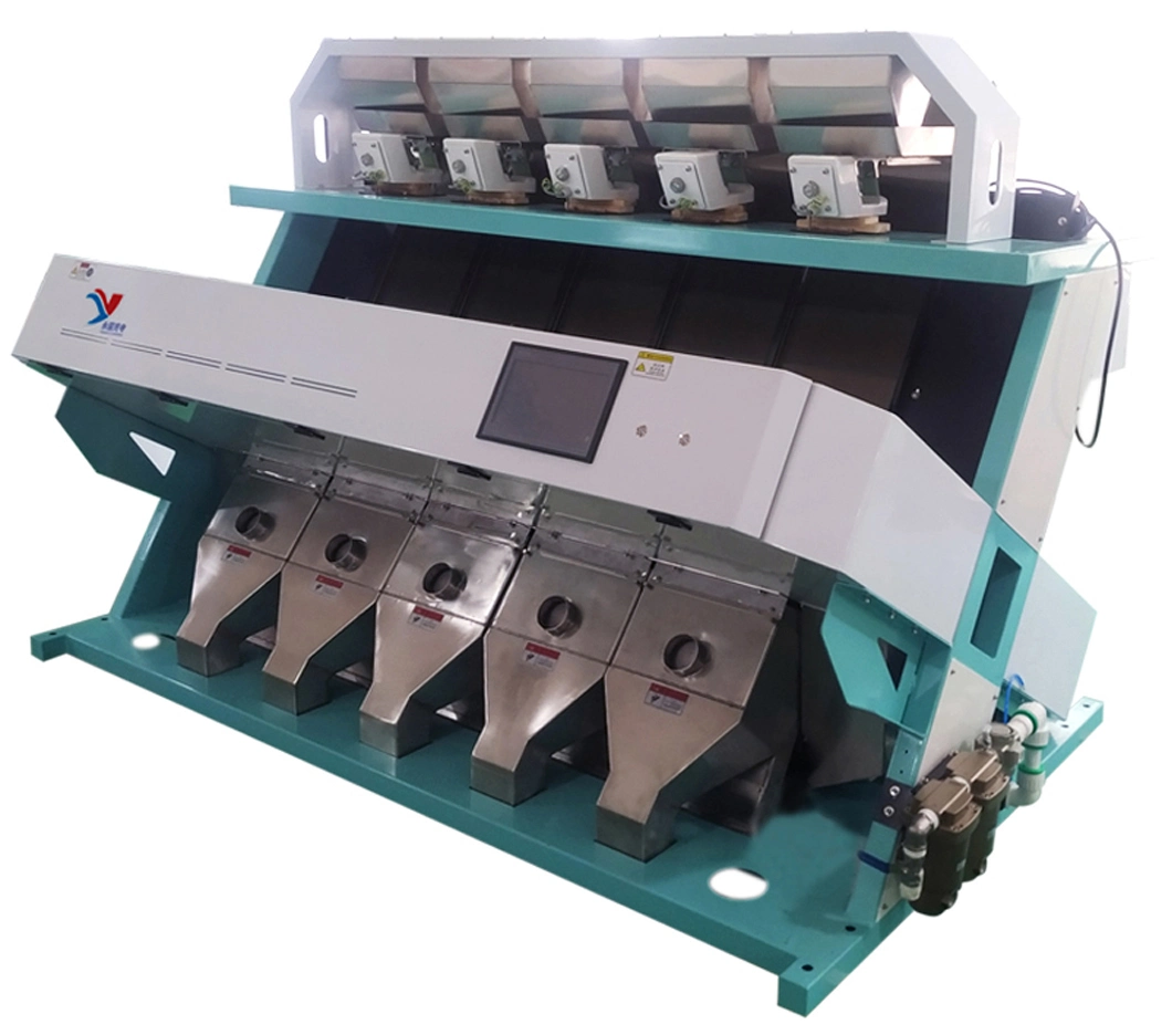 5 Chutes CCD Multifunctional Intelligent Professional LED Grain Buckwheat Color Sorter Machine