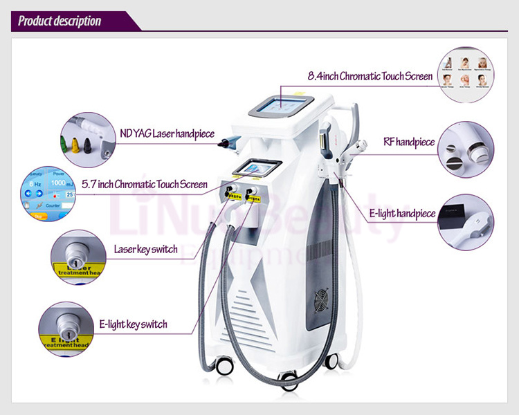 IPL Shr Hair Removal E-Light Hair Removal Machine