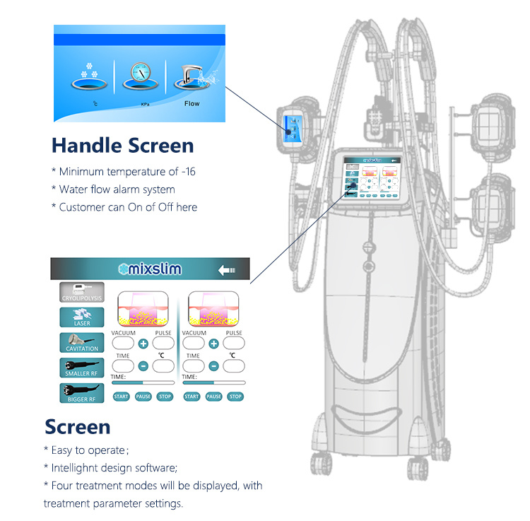 Weight Loss Cavitation RF Kryolipolyse Lipo Laser Kryolipolyse Slimming Machine