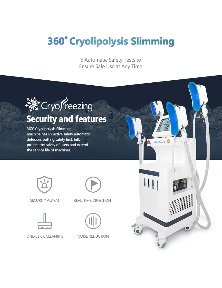 Cryolipolysis Cool Body Shaping Slimming Fat Freezing Machine 4 Handles Cryolipolysis