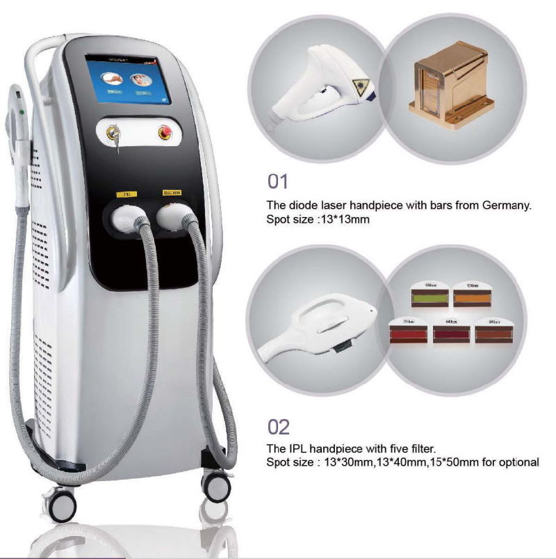 Manufacturer Professional Vascular Removal / Pigment Removal Machine / Diode Laser 808