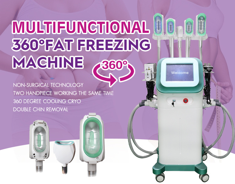 Multifunction Fat Slimming 360 RF Cryolipolysis Beauty Equipment Cavitation