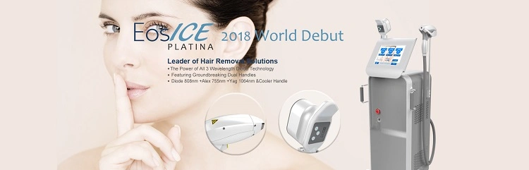1000W 755 Alex-808nm-1064nm YAG Diode Laser for Hair Removal Machine
