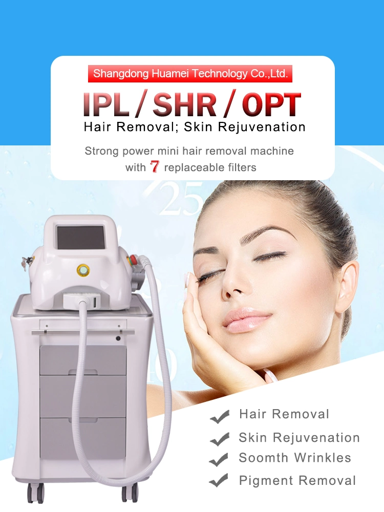 Mini Portable Permanent Opt Shr Hair Removal E-Light Multifunctional Beauty Equipment