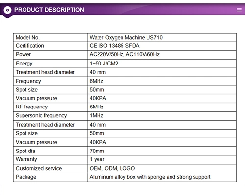 Medium Multifunctional Skin Cleaning Facial Injection Oxygen Beauty Machine