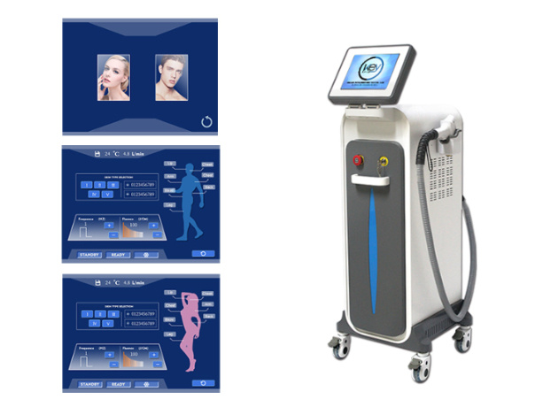 Diode Laser Hair Removal 808nm 755nm 1064nm Beauty Machine