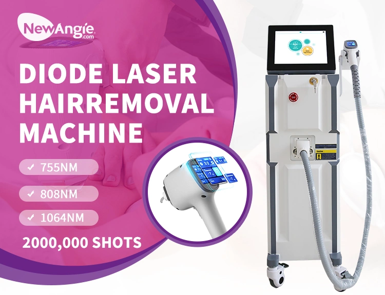 Laser Hair Removal Diode Painless Skin Rejuvenation America Imported Laser Bar 808nm Machine for Beauty Salon