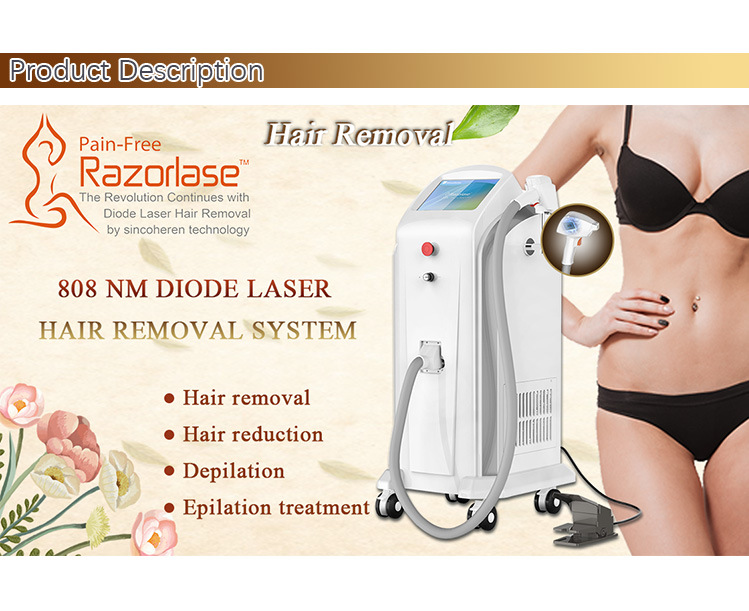 Alexandrite Laser Hair Removal 755nm Diode Laser Hair Removal Soprano Ice
