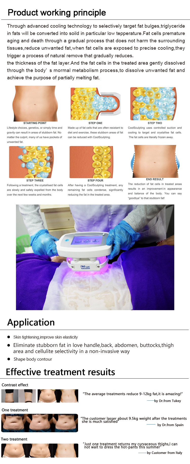 Criolipolisis Slimming Machine Cryolipolysis Freezing Fat Cellulite