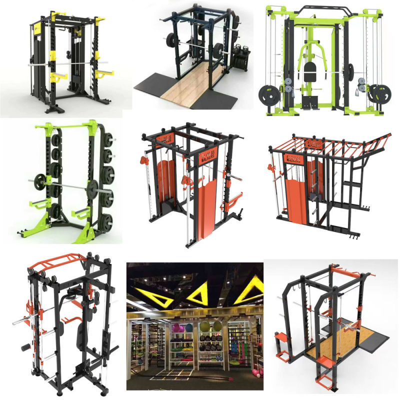 Ont-N013 Fitness Equipment Multi Functional Trainer/Multi Function Smith Machine & Cable Crossover