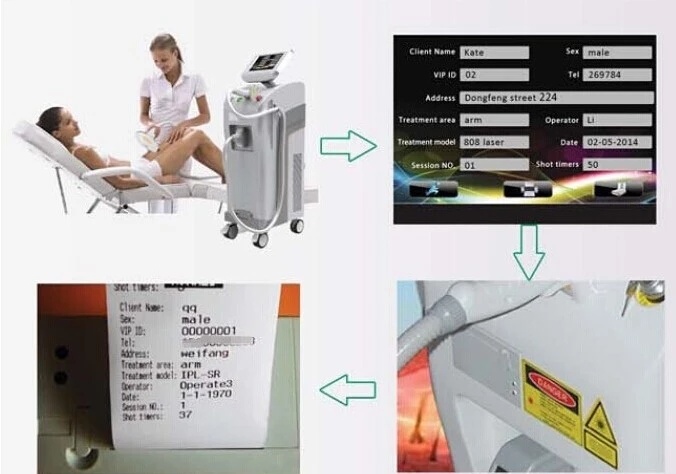 New Style 810nm Diode Laser Hair Removal Beauty Machine