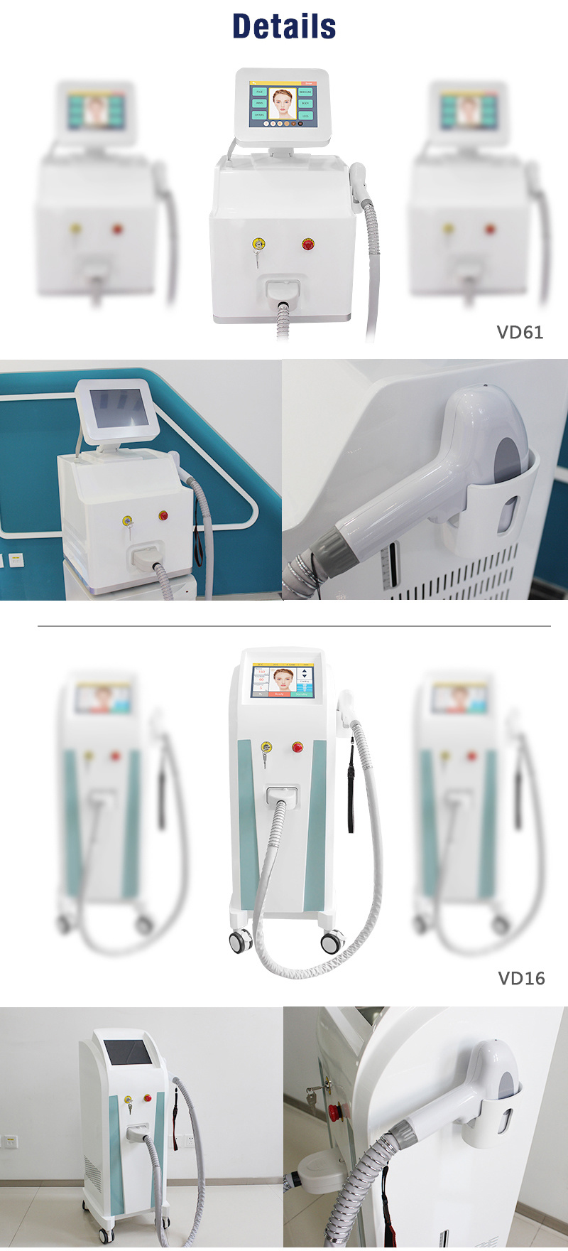 Hot Sale Permanent Painless Permanent Diode Laser 808nm Hair Removal