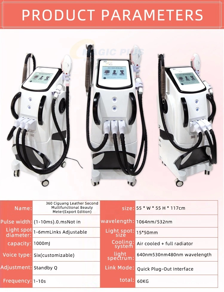 Beauty Equipment Picosecond Laser Tattoo Removal Machine for Wrinkle Removal