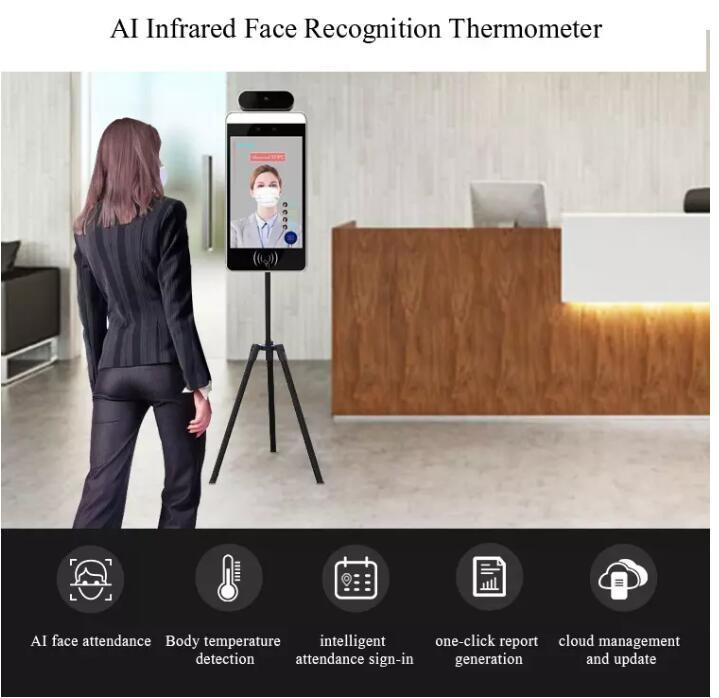 Face Regonition 8 Inch Real Time Human Body Detection for Access Control System