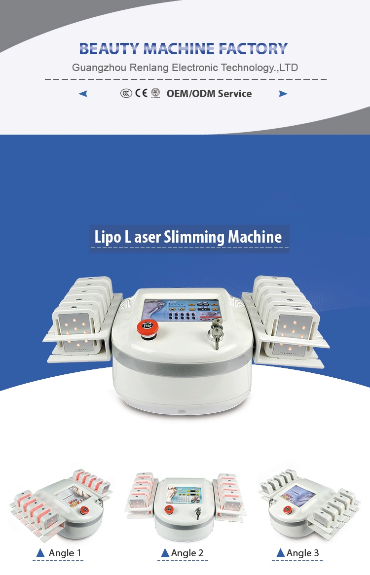 Best Lipo Laser Portable Machine Slimming Machine with Dual 650nm/980nm