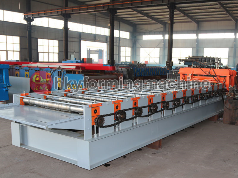 Roofing Panel 808 Glazed Tile Roll Forming Machine with Auto