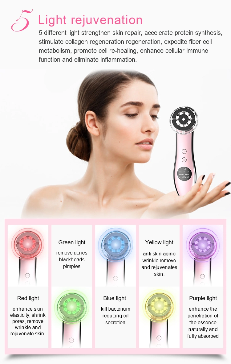 LED Light Facial RF Multifunction Beauty Machine