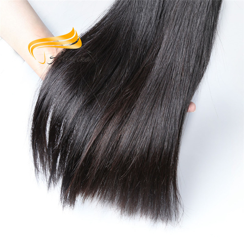 Natural Straight Hair Wefts High Quality Virgin Remy Brazilian Hair