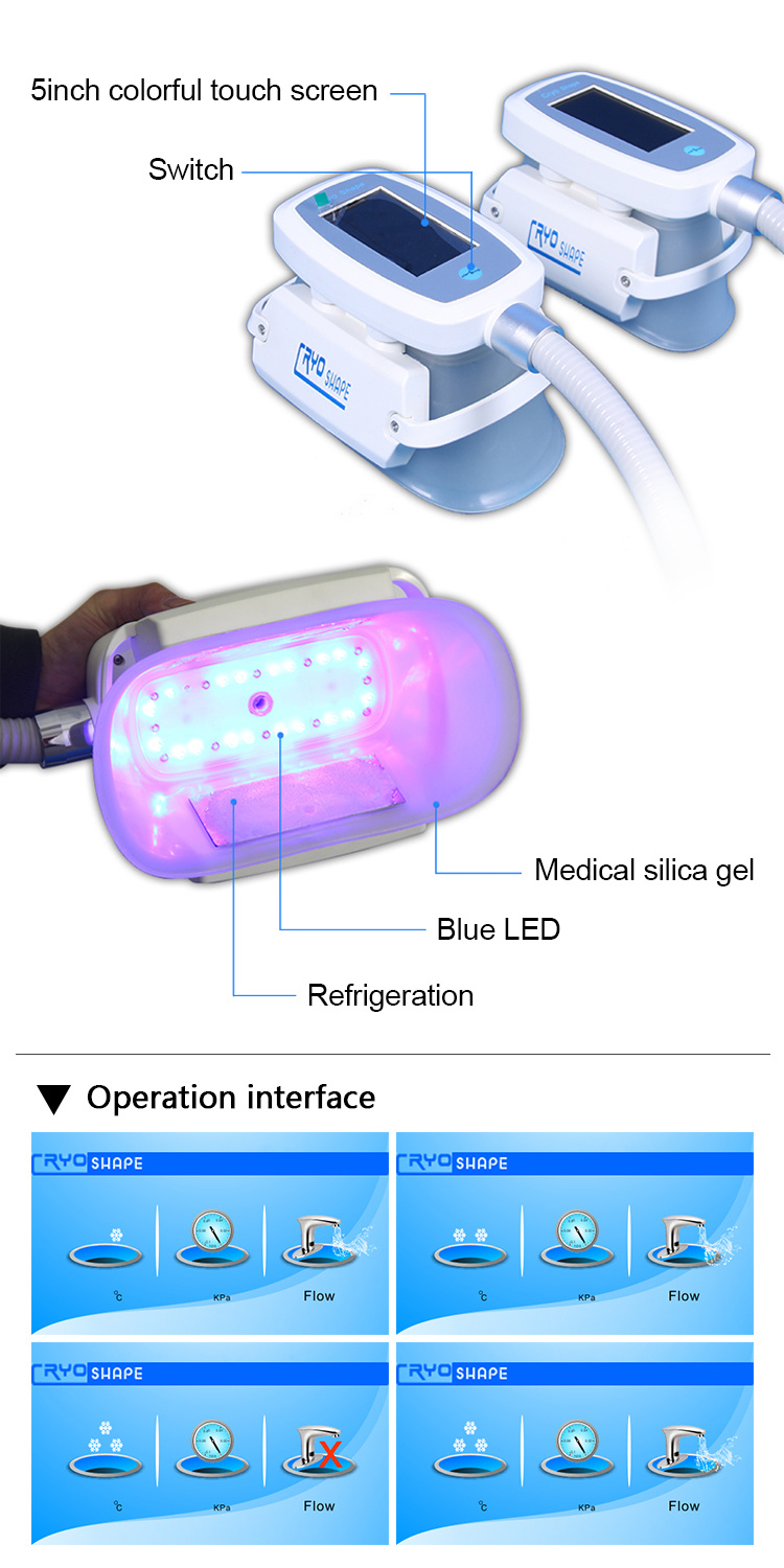 Criolipolisis Slimming Machine Cryolipolysis Freezing Fat Cellulite