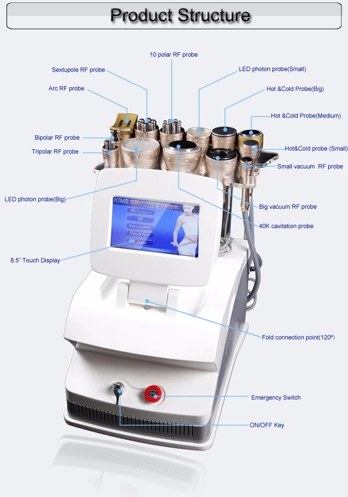 40kHz Ultrasonic Cavitation Salon Body Slimming Machine
