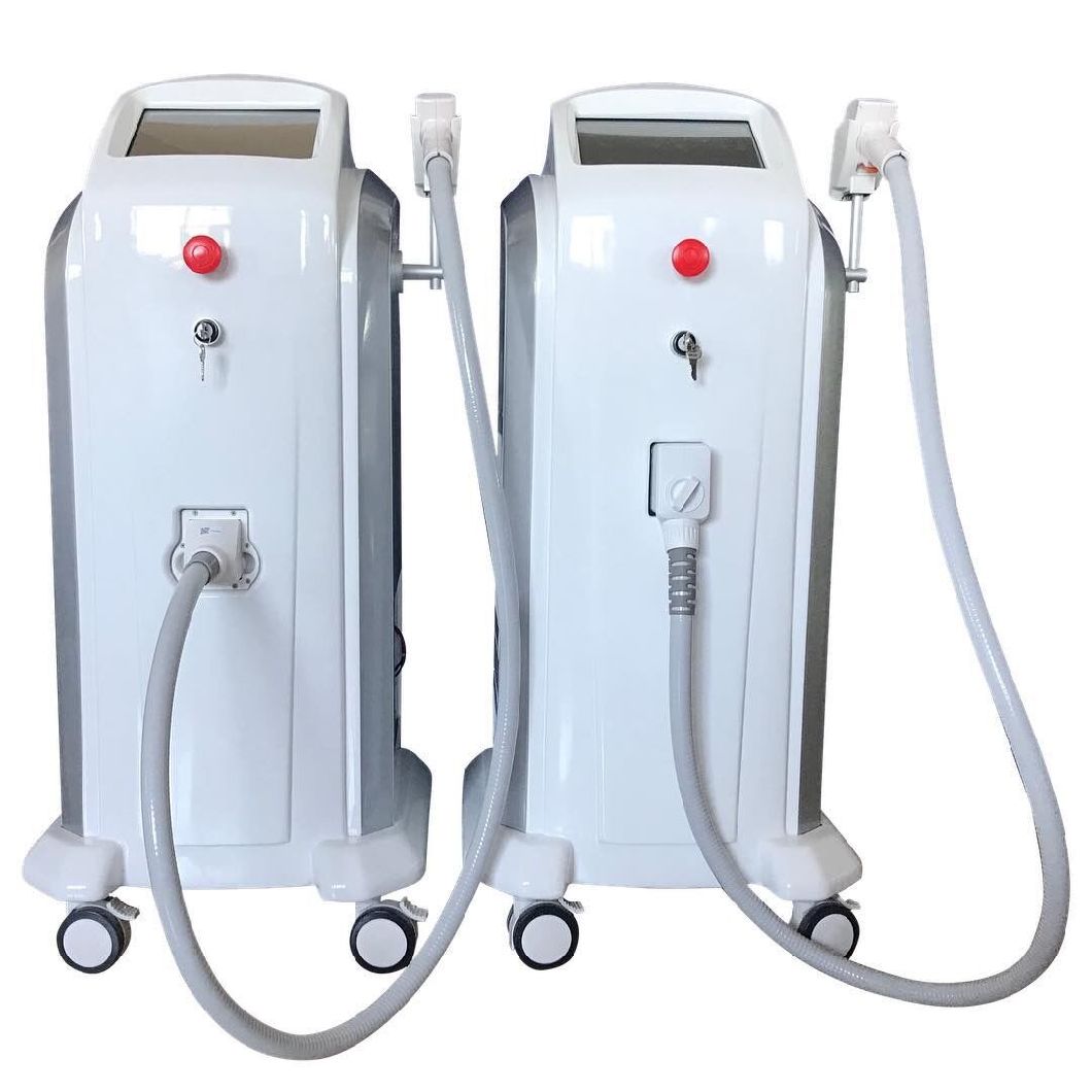 Painless 808nm Diode Laser Hair Removal Beauty Machine, Triple Wavelength Diode Laser 755nm 808nm 1064nm