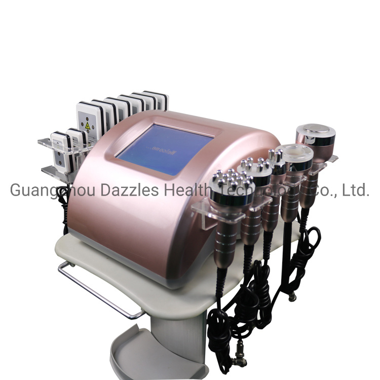 6 In1 Cavitation Laser Lipolaser Slimming Machine